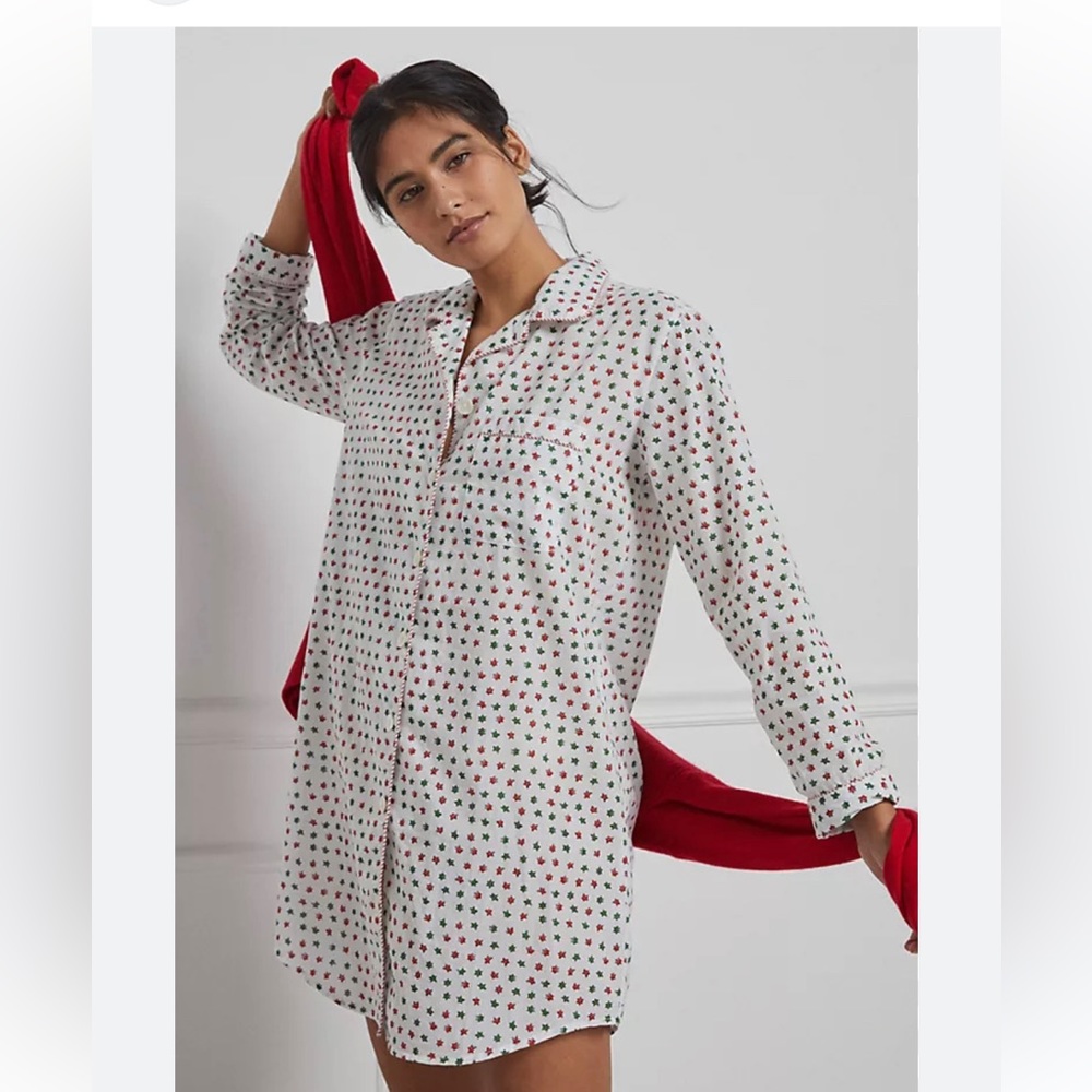 Roller Rabbit Starry Night Sleep Tunic Shirt Gown Womens M Medium EUC!!! 🥰